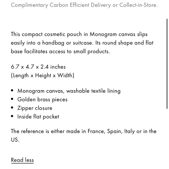 Louis Vuitton Make up Pouch - Picture 6 of 6